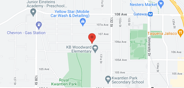 map of 13098 106A AVENUE